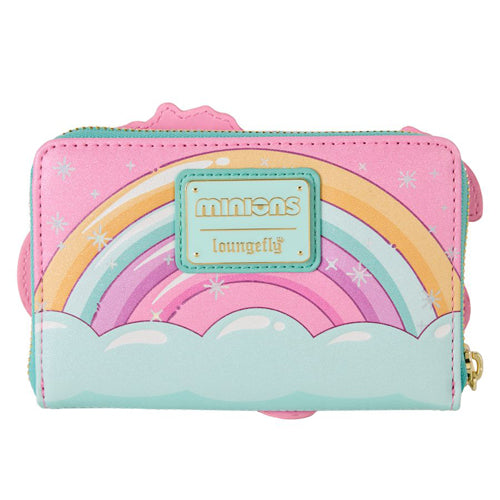 Minions Fluffy Unicorn Zip Around Wallet