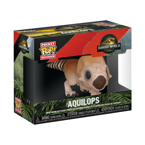 Jurassic World 2025 Aquilops Pop! Keychain