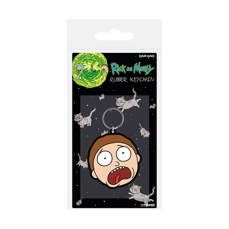 Rick a Morty Rubber Keyring