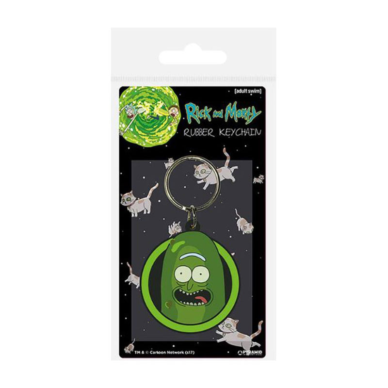 Rick a Morty Rubber Keyring