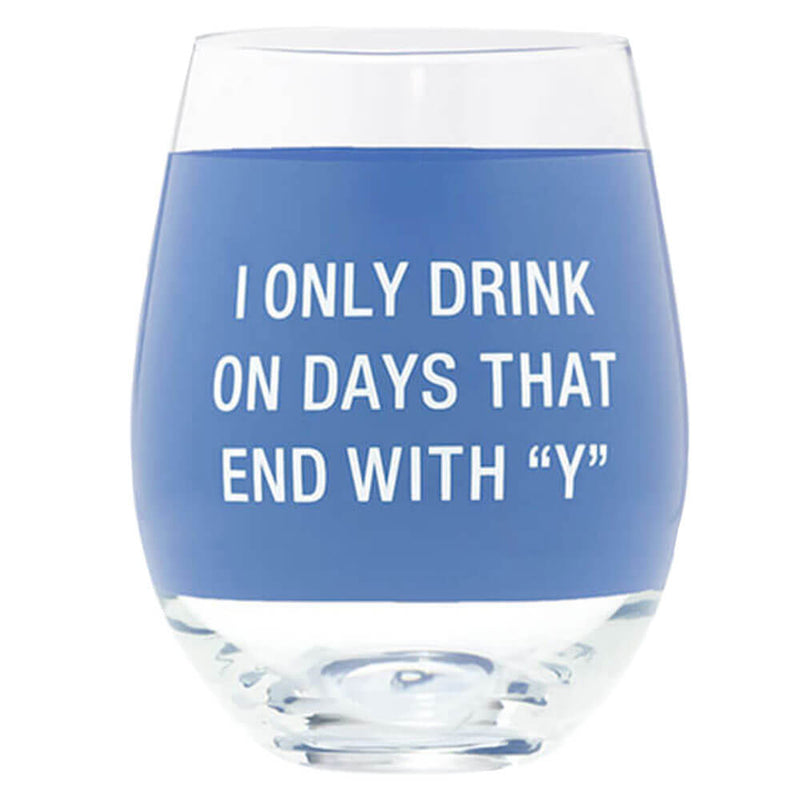 Say What Wine Glass 470mL