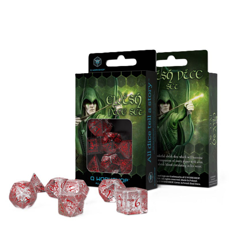 Q Workshop Elvish Dice Set 7pcs