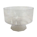 Clear Plastic Candy Buffet Trifle Jar Medium 13cm (Apx 2L)