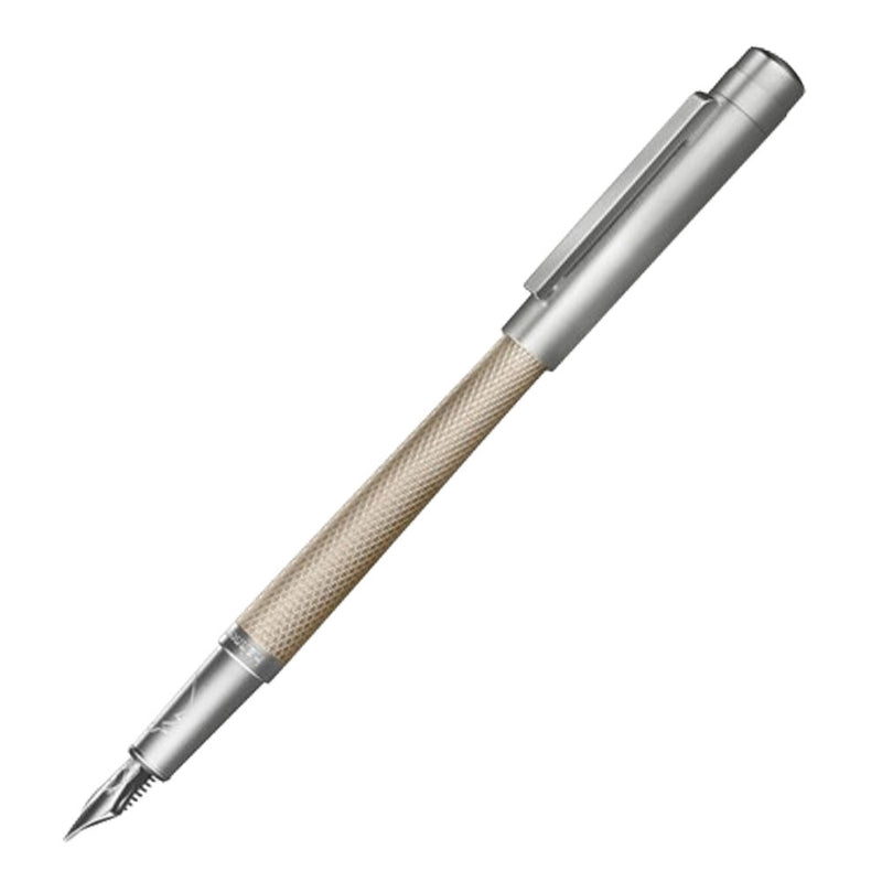 Guilloche Rhodium potažené 18K FOUNTAIN PEN (SLIM)