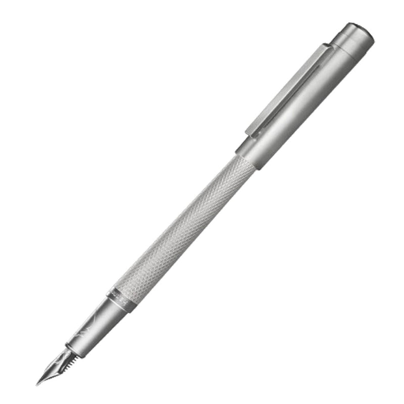 Guilloche Rhodium potažené 18K FOUNTAIN PEN (SLIM)