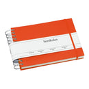 Fotoalbus spirály Mucho s krémovými stránkami (oranžová)