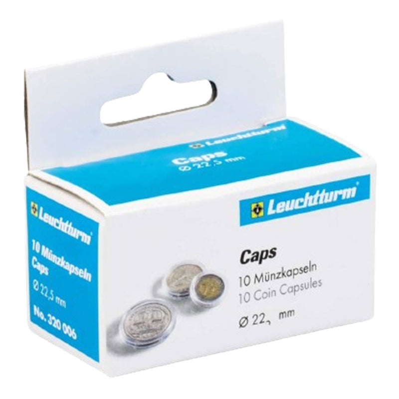 Leuchtturm Coin Capsules 10pk (from Size 20-29)