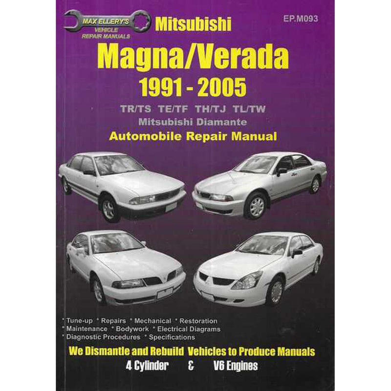 Mitsubishi Magna/Verada 1991-2005 Automobile Repair Manual