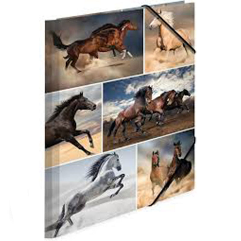 Herma Elasticated Cardboard Folder A4 Animals