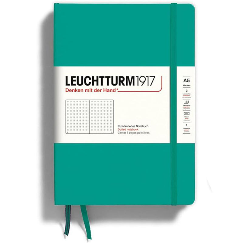 Leuchtturm Hardcover Dotted Notebook A5 (Green)