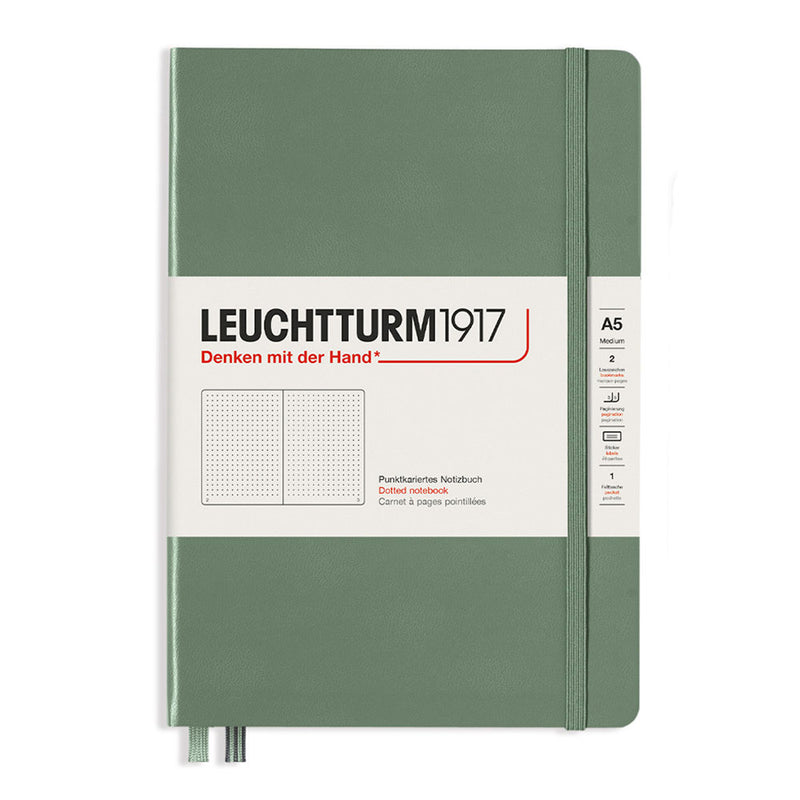 Leuchtturm Hardcover Dotted Notebook A5 (Green)