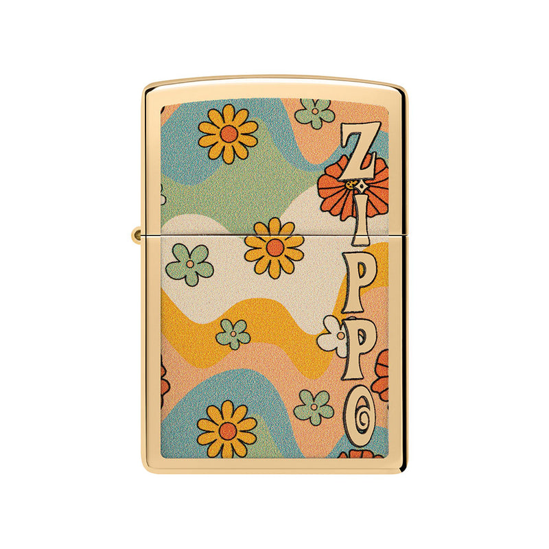 Zippo Flower Power Design zapalovač větrný