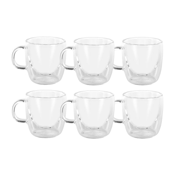 Avanti Caffee Manico Double Wall Glass 250mL (Set of 6)