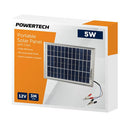 12V 5W Solar Panel with Clips