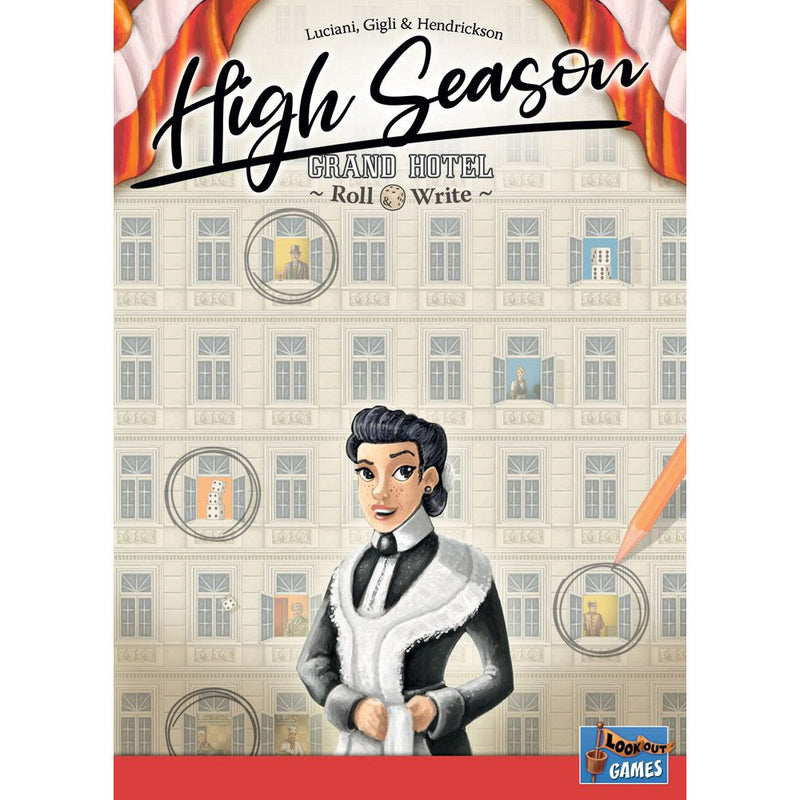 High Season Grand Hotel Roll and Write Strategy Game