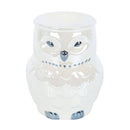 Owl Shaped Ceramic Iridescent Oil Burner