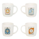 Vintage Tarot Mugs (Set of 4)