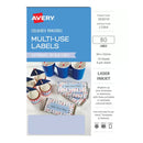 Avery obdélníkový laserový štítek 80pcs (94x32mm)