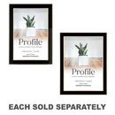 Profil věčný fotorámeček (černé/růžové zlato)