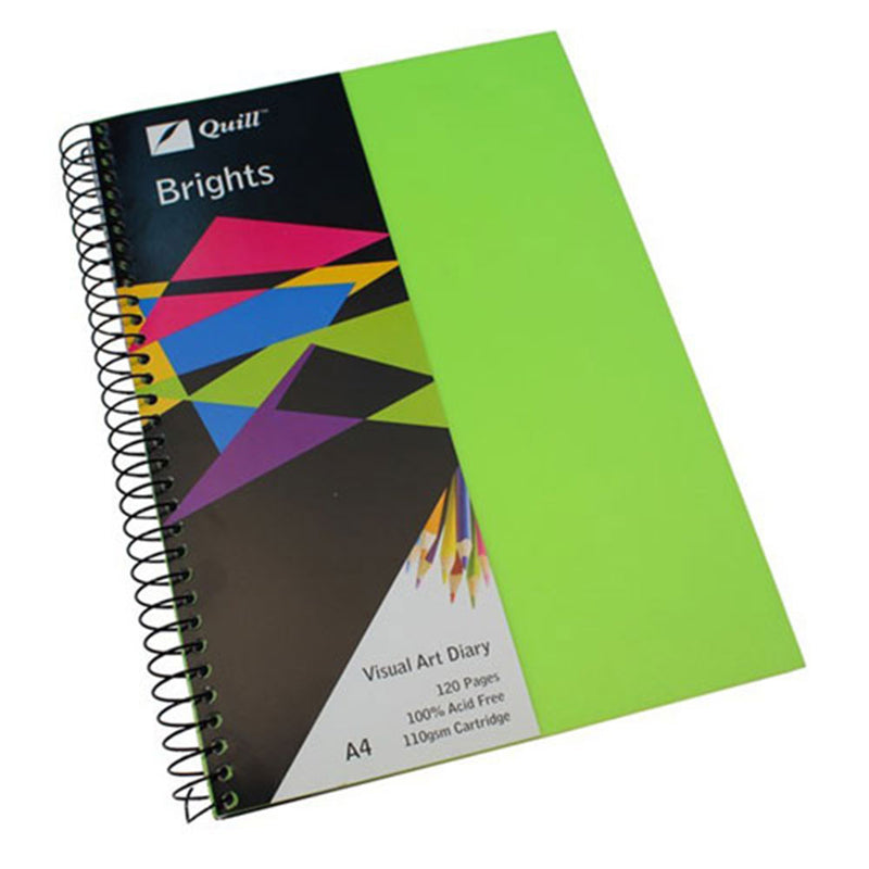  Quill Brights A4 Visuelles Kunst-Tagebuch mit 60 Blättern