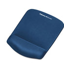 Fellowes Plushtouch Mouse Pad/Wrist Support (Lycra Blue)