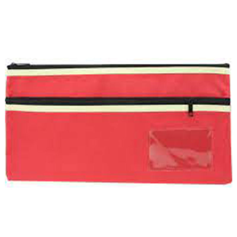 OSMER Jumbo Polyester 2-Zip Pencil Case (35x18cm)