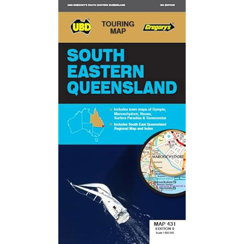 UBD-Gregory's South East Queensland Map 9th Edition