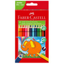 Faber-Castell Triangular Colour Pencil 12pk (Jumbo)