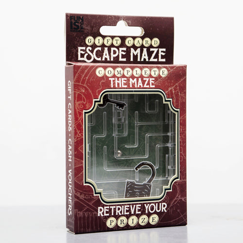 Boxer Gifts Gift Card Escape Maze