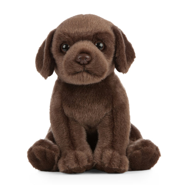 Living Nature Chocolate Labrador Puppy Plush Toy
