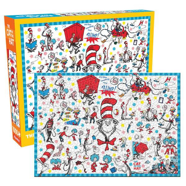 Aquarius The Cat in the Hat: Collage 1000pc Puzzle