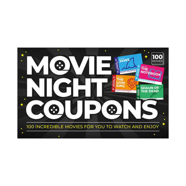 Movie Night Coupons Card Game
