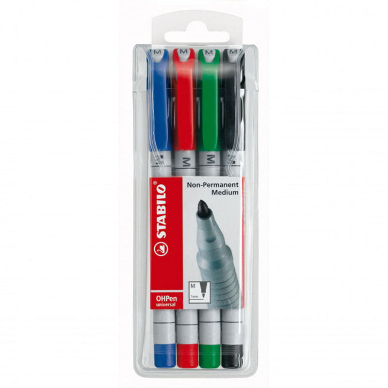 Stabilo OHPen Universal Pen Markers 4pk