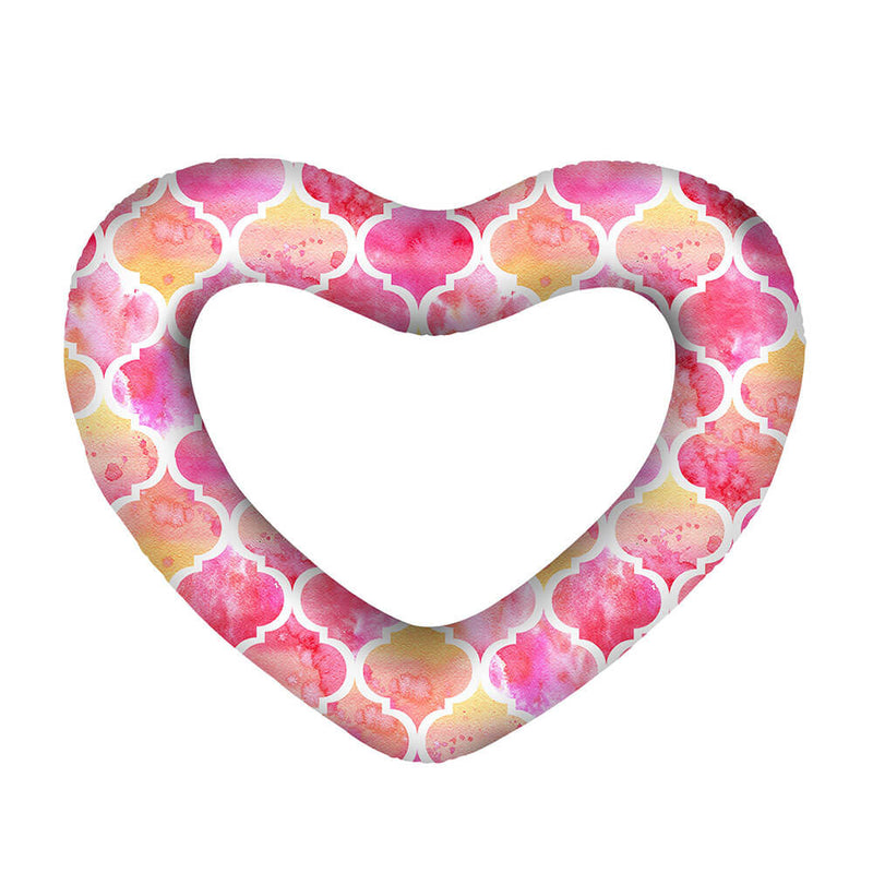 Giant Heart Swim Ring (deflovaný: 160x135cm)