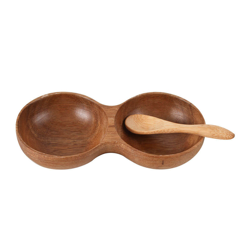 Antonine Acacia Wood Bowl a lžíce