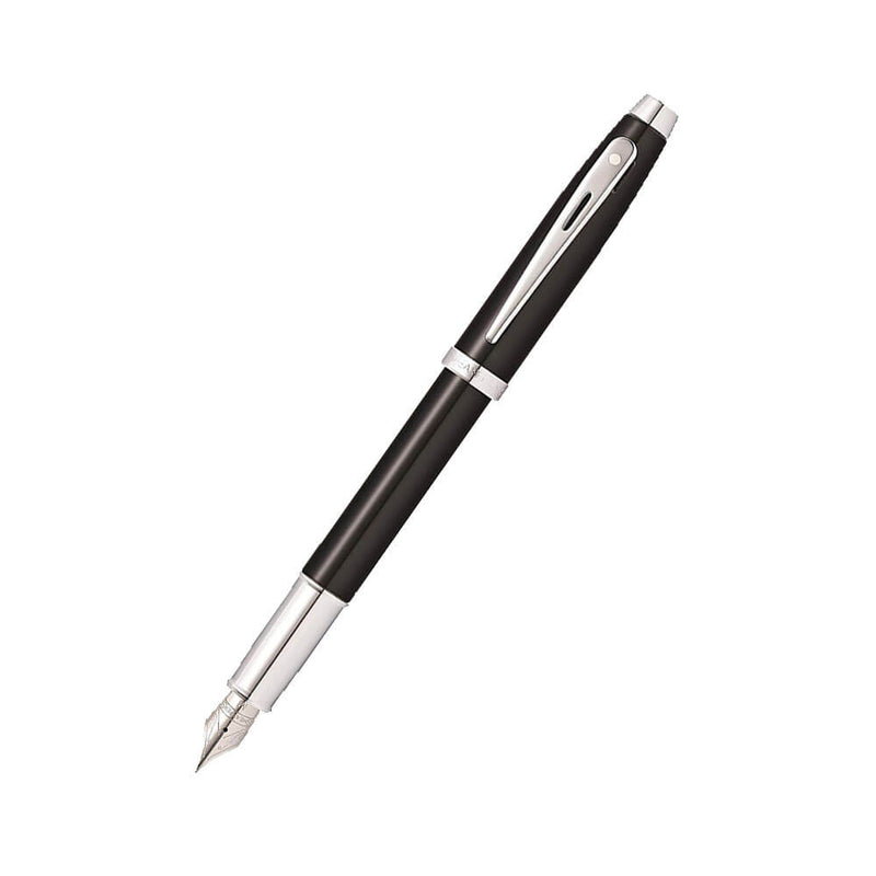 100 Schwarz lackierter/verchromter Stift