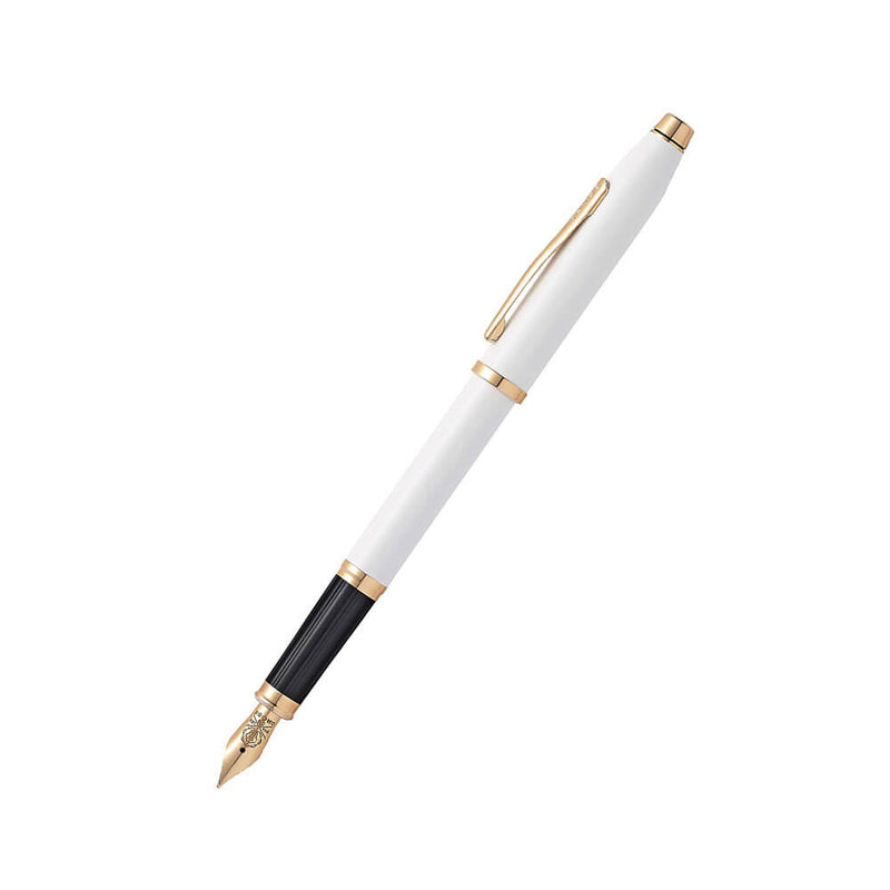 Pearlescent White Rose Gold Pen Pers Century II
