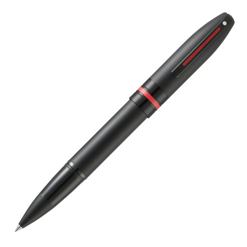 Pen ikony Rollerball s lesklým černým pvd lemováním