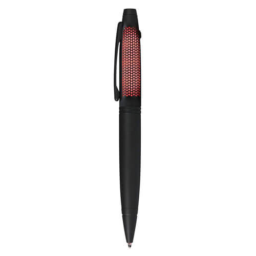 Lumina Matte Black Ballpoint Pen w/ Red/Yellow/Green LED