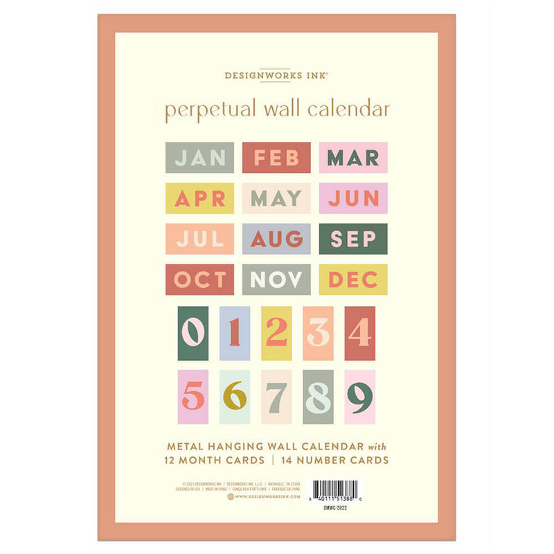 Perpetual Wall Calendar