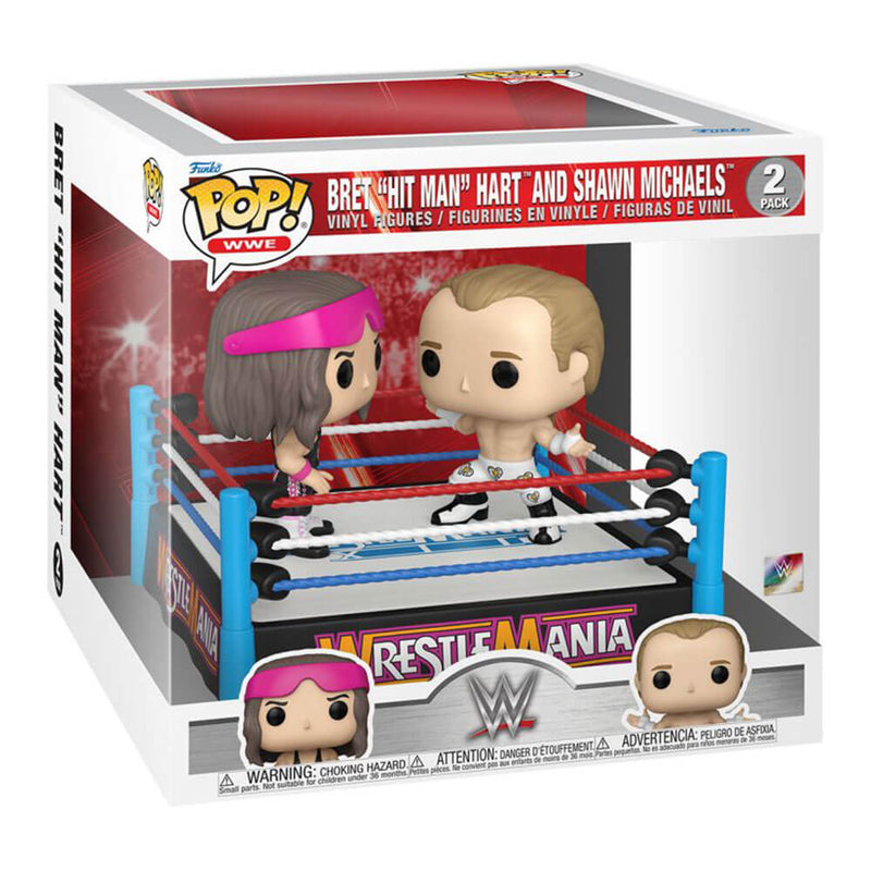 WWE Bret Hart vs Shawn Michaels Pop! Moment