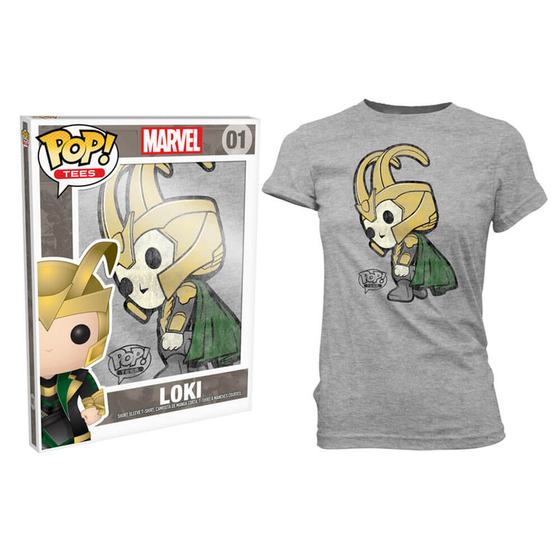 Thor Loki Pop! Tričko Dámské šedé