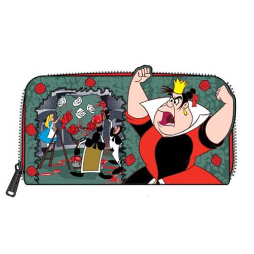 Alice in Wonderland Queen of Hearts Zip Purse