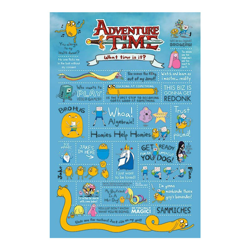 Abenteuer-Zeit-Plakat