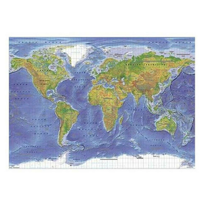 Weltkarte-Plakat