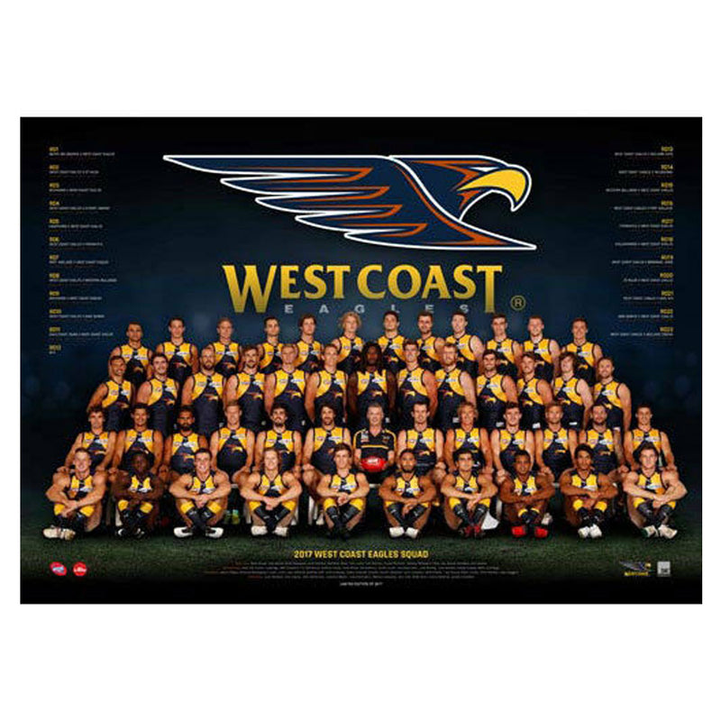 AFL 2017 Teamposter