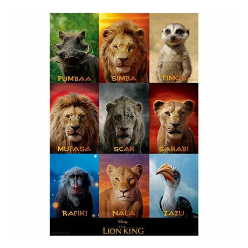 Das Live-Action-Poster „König der Löwen“.