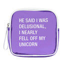 Say What Kosmetiktasche aus Vinyl