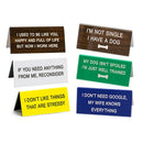 Say What Desk Sign Small