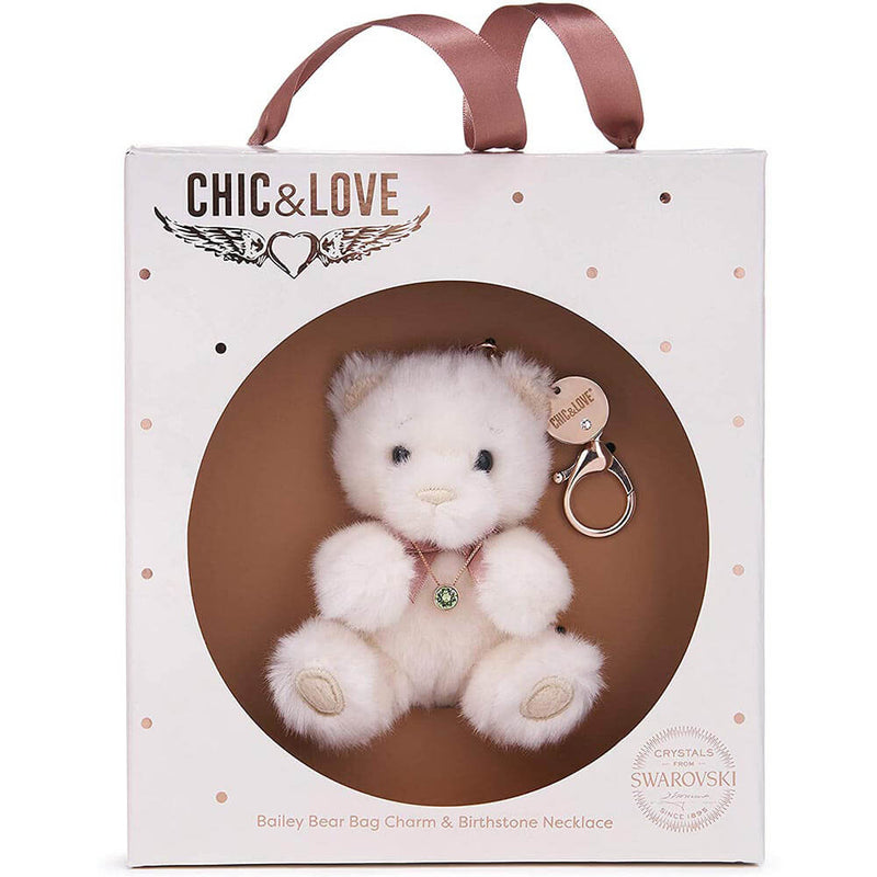 Chic & Love Bailey Bear Bag Kouzlo a náhrdelník